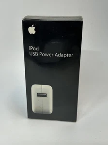 Apple MA592LL/A White iPhone & iPod 1st Generation USB Power Adapter Sealed New - Photo 1 sur 2