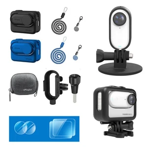 US Objektiv Etui Abdeckung Verlängerung Halterung Adapter für Insta360 Go 3 Kamera Zubehör - Bild 1 von 23