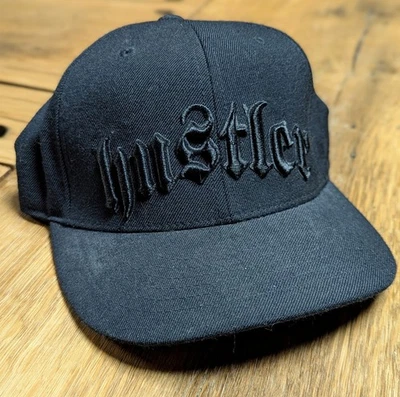 Boné de beisebol bordado preto Hustler M - Imagem 1 de 3