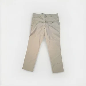 New Banana Republic Men Flat Front Pant Slim Fit Stretch Tan 40x34. NWT - Bild 1 von 10