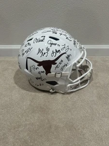 2025 TEXAS LONGHORNS TEAM SIGNED FOOTBALL HELM - Bild 1 von 5