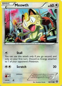 Meowth 88/114 XY - Steam Siege  - LP - Picture 1 of 2