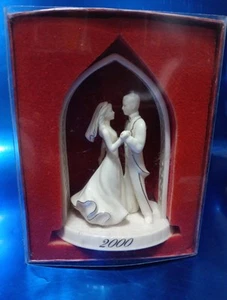 Lenox 2000 commemorativo matrimonio ornamento porcellana scatola originale - Foto 1 di 4