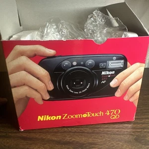 Nikon Zoom Touch 470 AF 35mm Point & Shoot Film Camera Fully Functional Mint - Picture 1 of 5