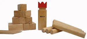 KUBB Wikingerspiel Deluxe XXXL RED KING High Quality Turnierversion Gummibaum - Bild 1 von 9