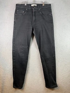 Pantalones de mezclilla Naked & Famous para hombre 32x29 negros ajustados rectos elásticos Easy Guy Rock - Imagen 1 de 13