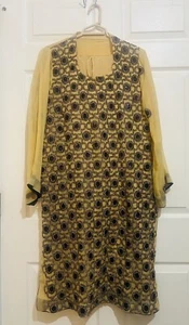Pakistanische indische Party Shalwar Kameez Chiffon groß 42 - Bild 1 von 3