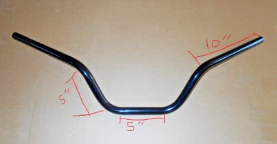  MANILLAR, BARRAS KAWASAKI MOJAVE 250, LAKOTA 300, BAYOU 220,250,300,400 ACERO Foto 1 de 2