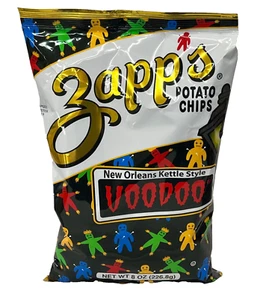 Zapp's Voodoo New Orleans Kettle Style Potato Chips 8 oz - Picture 1 of 1