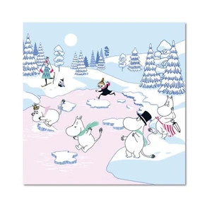 Moomin Winter Wonders Tovaglioli Inverno 2022 33x33 cm 20 pz - Foto 1 di 1
