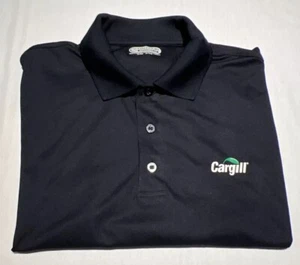 Polo uomo Cargill blu navy on tour golf 150 anni serigrafato logo grande - Foto 1 di 12
