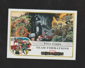 TF7 THOR CORPS 2022(2023) Upper Deck Marvel Beginnings TEAM FORMATIONS - Picture 1 of 2