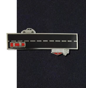 Vintage ACME Studio “Autobahn" Tie Bar by Designer ADRIAN OLABUENAGA - NEW - Picture 1 of 2