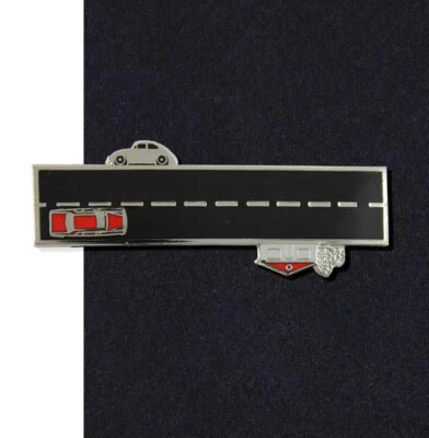 Vintage ACME Studio “Autobahn" Tie Bar by Designer ADRIAN OLABUENAGA -  NEW - Изображение 1 из 2