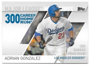 2017 Topps ADRIAN GONZALEZ Major League Milestones -LOS ANGELES DODGERS- #MLM-4 - Picture 1 of 1