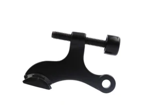 2 Pack Everbilt Matte Black Hinge Pin Door Stop Stay Doorstopper Bumper 28187 - Picture 1 of 4