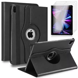 Für 2021 iPad 12.9 11 M1Leder Hülle - dreht 360 Grad magnetische Abdeckung Ständer - Bild 1 von 14