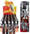 Rhino  Y81n Choppers  Gas Refillable Large Lighters Lot Of Five Assorted Wind