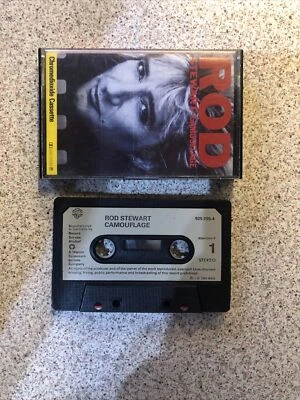 Rod Stewart Camouflage Audio Cassette Tape Chromedioxide Cassette Dolby Stereo - Image 1 of 4