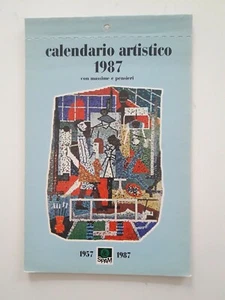 Calendario Artistico SPAM 1987 con massime e pensieri - Picture 1 of 2
