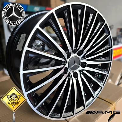 ✅️GT Kit 4 Cerchi In Lega 18" Compatibili con Mercedes Classe V C E CLA GLA GLC - Imagen 1 de 4