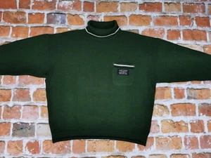 Charles Chevignon Vintage Pullover Right Choice Wool Casual Green Sz:L Tip Top - Picture 1 of 7