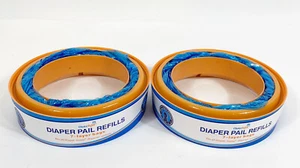 Lot Of 2 Choice Refill Diaper Pail 7 Layer Bags Fits Diaper Genie Systems - Picture 1 of 4