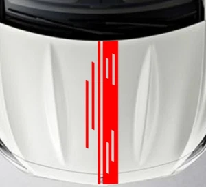 Car Sticker Stripe Racing 7.5''x51'' for C class  Vinyl Bonnet Hood Decal CG358 - Imagen 1 de 4