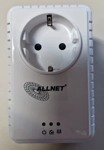 Allnet ALL168555 500Mbit Powerline Passthrough Adapter Powerlan 500 Mbps dlan - Bild 1 von 3