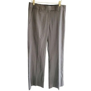 PANTALONES ANCHOS BCBGMAXAZRIA GRIS TIRO MEDIO Mujer Talla 6 Negocios Informal Oficina - Imagen 1 de 4