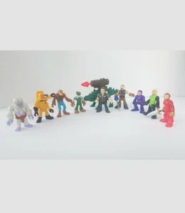 Lot Of 10: Fisher Price Imaginext Figures - Wolfman - Knights - Jurassic Park - Bild 1 von 12