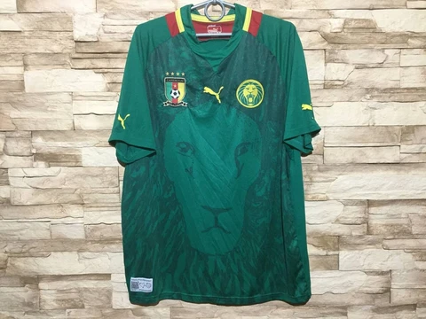 CAMEROON 2012 2013 Home Football Shirt Soccer Jersey Puma Sz XL Cover