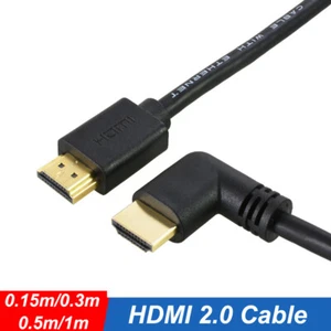 HDMI Cable 2.0 Male to Male Premium 4k High Speed Gold Plated Braided Lead HDTV - Picture 1 of 10