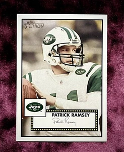 Patrick Ramsey '52 Topps Heritage MINT Faksimile Auto Jets Jersey Tulane Rodgers - Bild 1 von 4