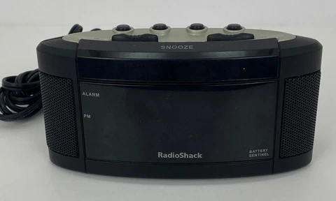 Vintage Radio Shack Alarm Clock Model 63-988 Tested Works Cover