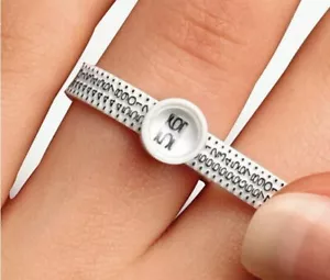 Ringschablone Ringgrößenmesser Ringmaßband Multisizer Ringmaß + 10% Gutschein, - Bild 1 von 3