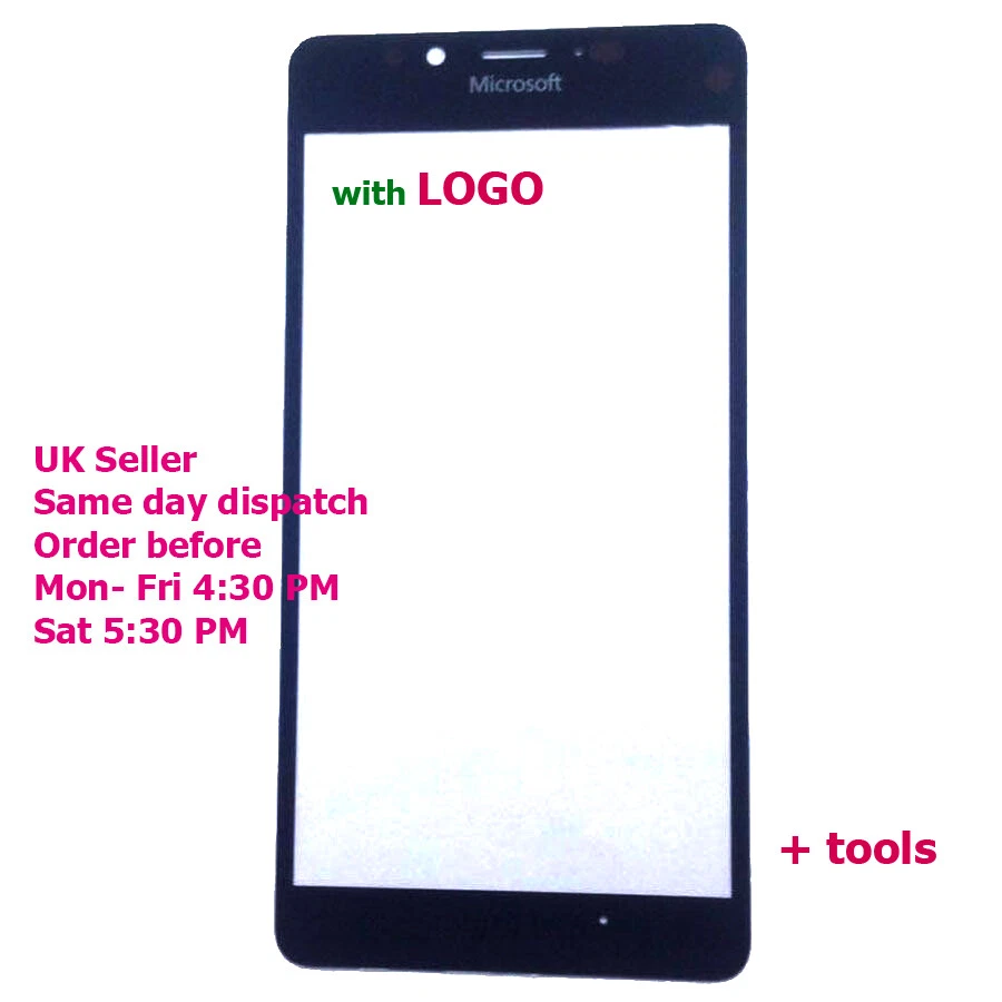 Original Lcd Touch screen Front Outer Glass Lens For Nokia Microsoft Lumia 950 - Image 1 of 1