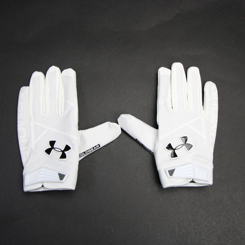 Under Armour ColdGear Gloves - Receiver Men's White New with Tags Cover