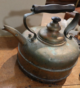 Antique Simplex? Tea Kettle - Solid Copper Tea Kettle Made In England i think???