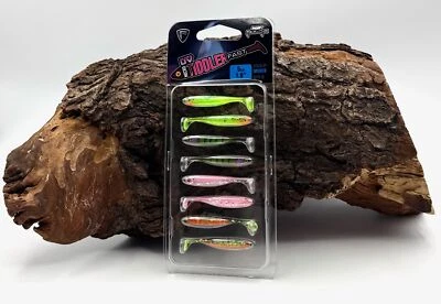 Fox Rage Ultra UV Micro Tiddler Fast Mixed Colour 5cm 8 Stück Gummiköder Köder - Bild 1 von 3