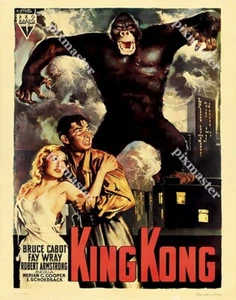 KÖNIG KONG 1949R ITALIENISCH O/S SCHÖNHEIT & BESTIALISCHE LIEBE DREIECK NOIR 11x14 LOBBYKARTE - Bild 1 von 1