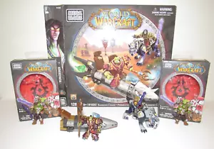 3 World of Warcraft 91025 Mega Bloks Orc Figures Ragerock Barrens Chase 91003 - Picture 1 of 4