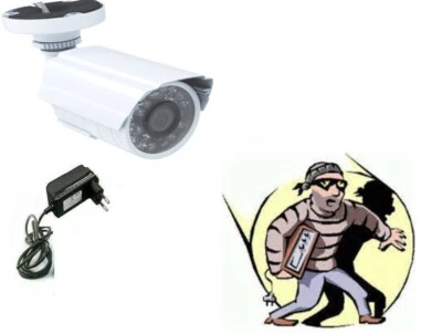 TECH-IT\EACH-ITALY\A SECONDA DELLA DISPONIBILTÀ Telecamera videosorveglianza analogica CCTV infrarossi IR colori esterno 1500TVL