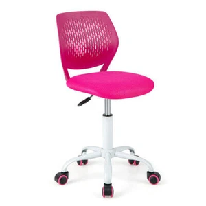 Ergonomic Children Study Chair with Adjustable Height-Pink - Color: Pink - Picture 1 of 1