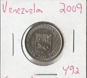 Moneda Venezuela 50 Céntimos 2009 Y92 - Imagen 1 de 2