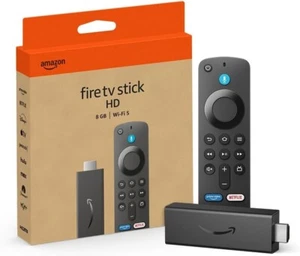 Amazon Fire TV Stick HD (newest model), free and live TV, Alexa Voice Remote, sm - Picture 1 of 7