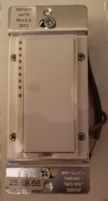 INSTEON 2477S on/off Switch Linc White remote control (NIB) 17amps (SCE 29aa4) - Image 1 of 4