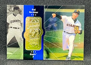 1998 Upper Deck SPx Finite Baseball OREL HERSHISER #318 GIANTS - RADIANCE /4500 - Picture 1 of 2