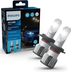 Philips Ultinon Pro6000 Boost H7-LED Scheinwerferlampe mit Straßenzulassung NEU - Picture 1 of 2