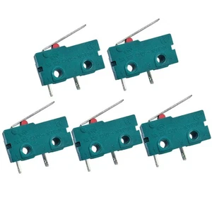 5 Stück KW4-3Z-3 Mikroschalter COM und NO 2 Pins mit Hebel Schließer - Bild 1 von 4